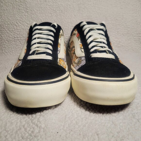 Vans Old Skool Style 36 Decon Vr3 'Black suede w/Floral Canvas - 8/M - 9.5W - Picture 5 of 10